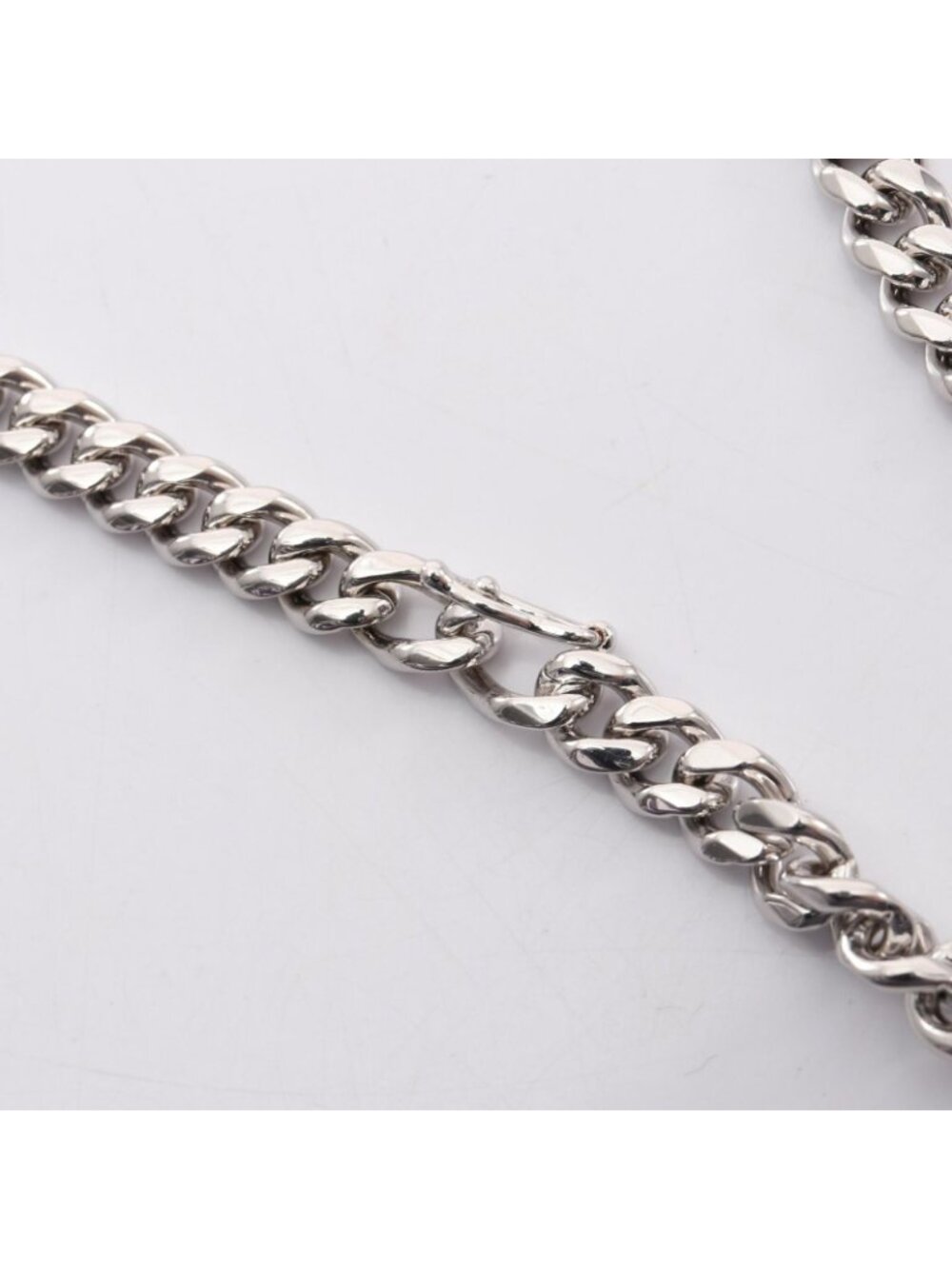 Celine Necklace Triomphe Small Gourmet Silver Stainless Steel - Picture 5 of 6